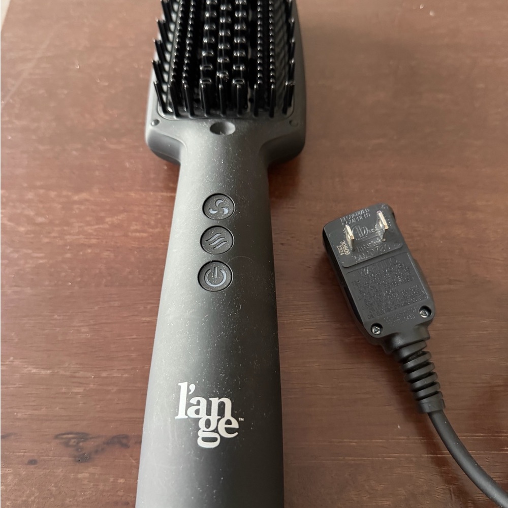 Lange Black Hair Straightening Brush